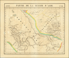 Russia Map By Philippe Marie Vandermaelen