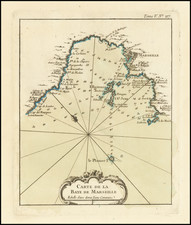 Sud et Alpes Française Map By Jacques Nicolas Bellin