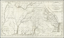 South, Alabama, Mississippi, Southeast and Georgia Map By John Reid
