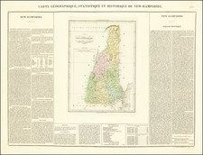 New Hampshire Map By Jean Alexandre Buchon