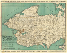 Alaska Map By F. J. Monroe