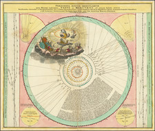 Planisphere celeste septentrional ; Planisphere celeste meridional