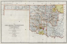 Plains and Southwest Map By General Land Office