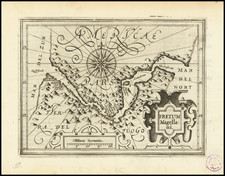 Argentina and Chile Map By  Gerard Mercator