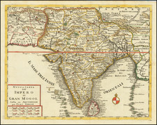 India Map By Issac Tirion