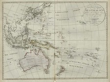 Asia, Southeast Asia, Australia & Oceania, Australia, Oceania and Other Pacific Islands Map By Iohann Matthias Christoph Reinecke