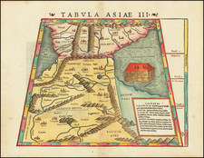 [ Black & Caspian Sea Region ]. Tabula Asiae III [ By Sebastian Munster