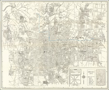 Georgia Map By Gilmore's Map Co.