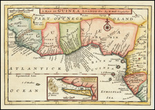 West Africa Map By Herman Moll