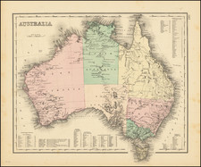 Australia Map By O.W. Gray