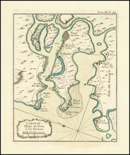 India Map By Jacques Nicolas Bellin