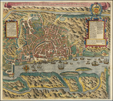 India and Other Islands Map By Theodor De Bry