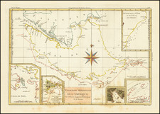 Argentina and Chile Map By Rigobert Bonne