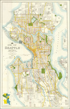 Washington Map By Kroll Map Company