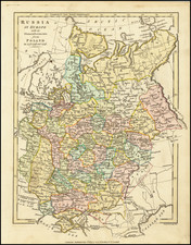 Russia, Central Asia & Caucasus and Russia in Asia Map By Robert Wilkinson