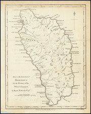 Map of the Island of Dominica…