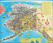 Alaska and Pictorial Maps Map By Don Bloodgood