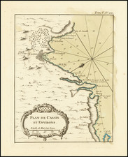 Sud et Alpes Française Map By Jacques Nicolas Bellin