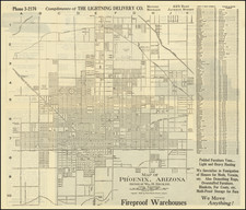 Arizona Map By William H. Becker