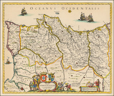 Portugal Map By Frederick De Wit