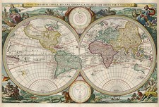 World and World Map By Nicolaes Visscher I