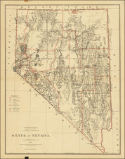 Nevada Map By General Land Office