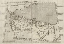 Europe, Spain, Portugal, Mediterranean, Africa and North Africa Map By Bernardus Venetus de Vitalibus