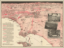 Pictorial Maps and Los Angeles Map By W. Calkins