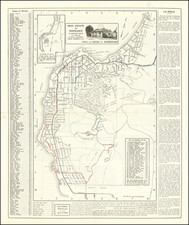 San Diego Map By La Jolla Printing Company