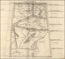 India and Central Asia & Caucasus Map By Bernardus Venetus de Vitalibus