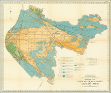 California and Geological Map By California Division of Water Resources