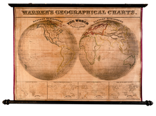 Warren's Geographical Charts. The World constructed & drawn by E.A. & A.C. Apgar.