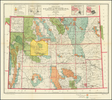 Wyoming Map By General Land Office