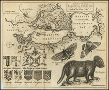 Eastern Canada Map By Gentleman's Magazine / Thomas Jefferys