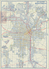 Los Angeles Map By Laura L. Whitlock