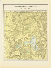 Wyoming Map By George F. Cram