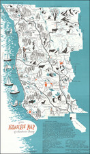Pictorial Maps and California Map By Don Clever