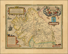 Spain Map By Abraham Ortelius