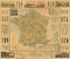 France Map By A. Guibal