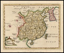 Asia, China, Korea and Central Asia & Caucasus Map By Thomas Jefferys