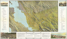 Pictorial Maps and San Francisco & Bay Area Map By J.J. Rhea