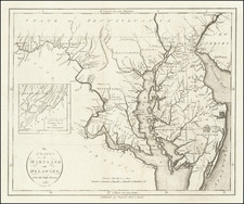 Maryland and Delaware Map By John Reid