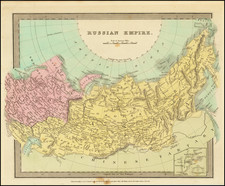 Russia and Russia in Asia Map By David Hugh Burr