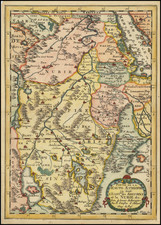 North Africa and East Africa Map By Nicolas Sanson