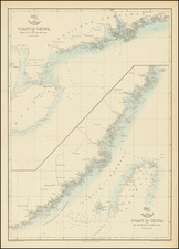 China and Hong Kong Map By Edward Weller