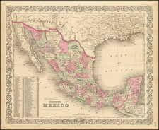 Mexico Map By G.W.  & C.B. Colton