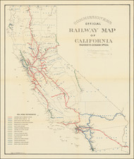 California Map By Railroad Commission of the State of California