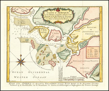 Coste D'Afrique et les Isles comprises entre le Cap Rouge et Riviere de Nunho . . .  By J.V. Schley