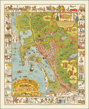 Pictorial Maps and San Diego Map By Jo Mora