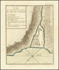 British Isles and African Islands, including Madagascar Map By Jacques Nicolas Bellin